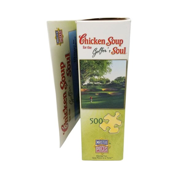 Master Pieces Puzzle Chicken Soup For The Golfers Soul 500 Pc Complete Booklet - Picture 5 of 8